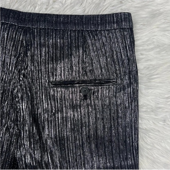 NWOT Isabel Marant Dansley Party Time Trousers Pants Metallic Silver Designer 12 - Picture 12 of 12
